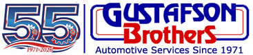 Gustafson Brothers Automotive Huntington Beach Logo